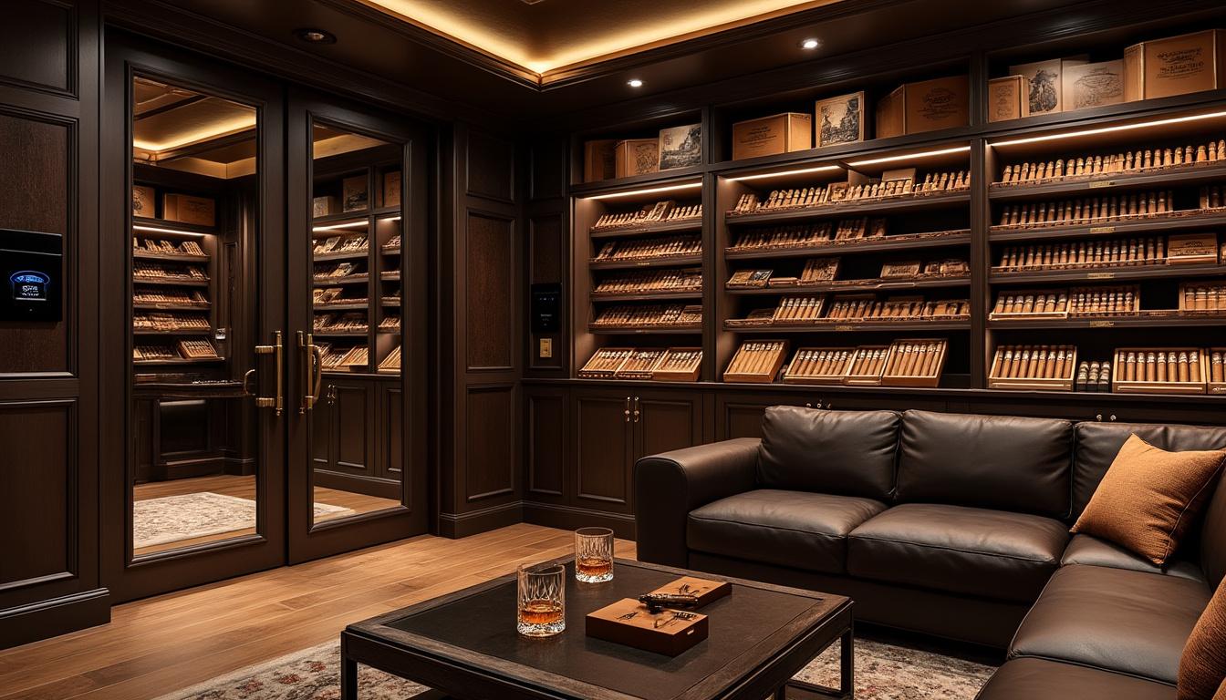 découvrez comment aménager une cave à cigares pour assurer une conservation optimale de vos précieux cigares, en maîtrisant l'humidité, la température et le rangement.