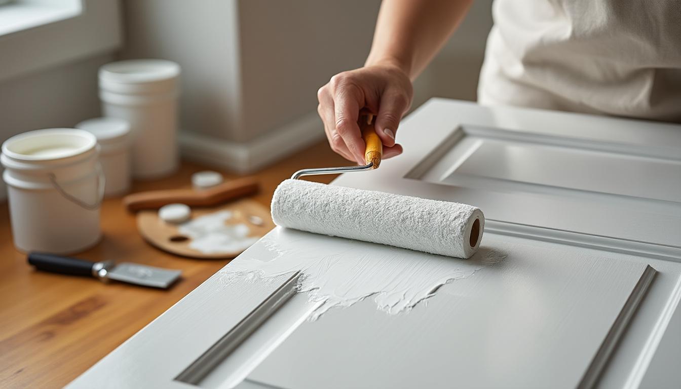 découvrez comment peindre efficacement une porte en bois ou en pvc avec nos techniques détaillées au rouleau et au pinceau pour un résultat professionnel et durable.