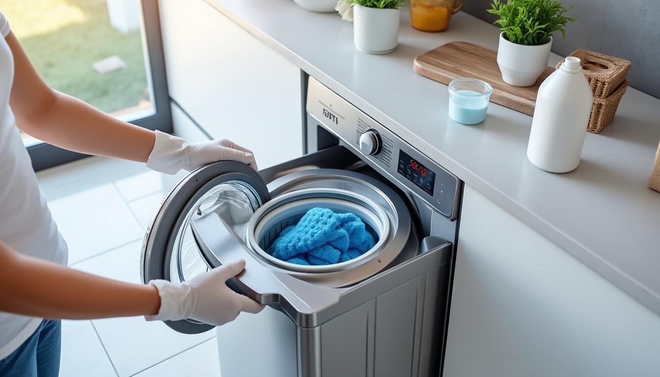 apprenez à nettoyer et désinfecter efficacement votre machine à laver avec de l'eau de javel pour éliminer bactéries et mauvaises odeurs, et garantir un linge propre et sain.