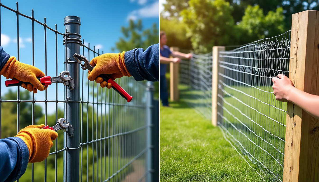 découvrez comment poser un grillage rigide ou souple en choisissant la méthode adaptée à votre type de clôture pour une installation durable et sécurisée.