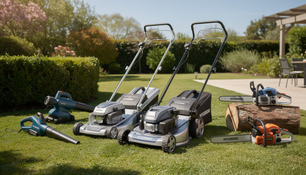 découvrez les outils performants hyundai pour l'extérieur, alliant qualité et prix compétitifs pour tous vos travaux en plein air.