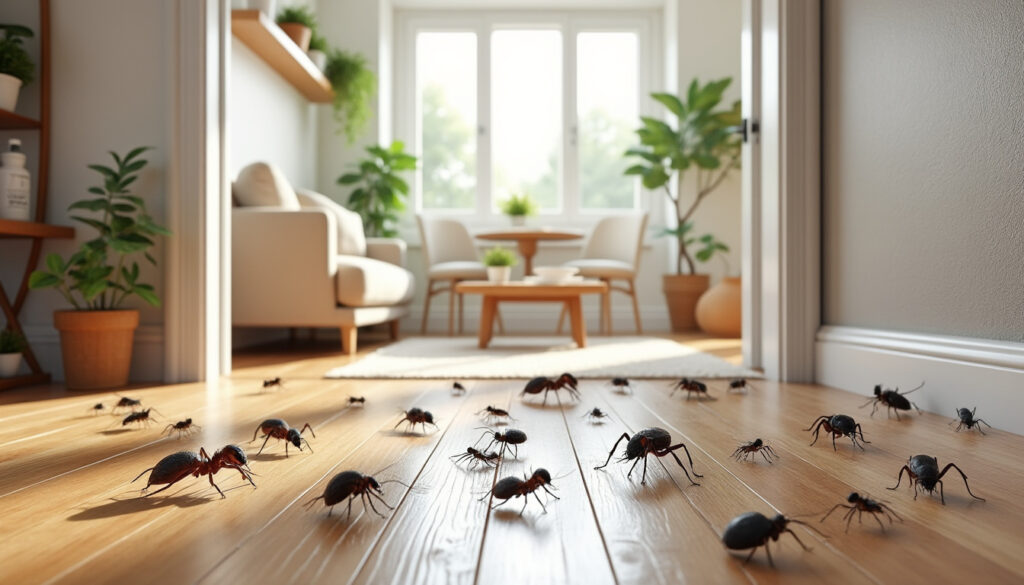 découvrez comment identifier et traiter les insectes rampants dans votre maison pour retrouver un intérieur sain et sans nuisibles.