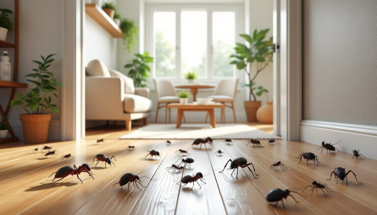 découvrez comment identifier et traiter les insectes rampants dans votre maison pour retrouver un intérieur sain et sans nuisibles.