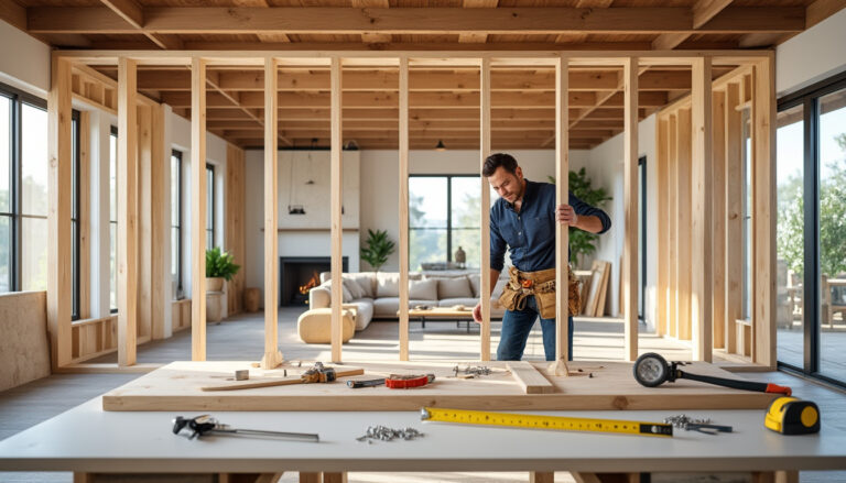 découvrez notre retour d'expérience et conseils pratiques pour réaliser une cloison intérieure en ossature bois, alliant simplicité, efficacité et esthétisme.