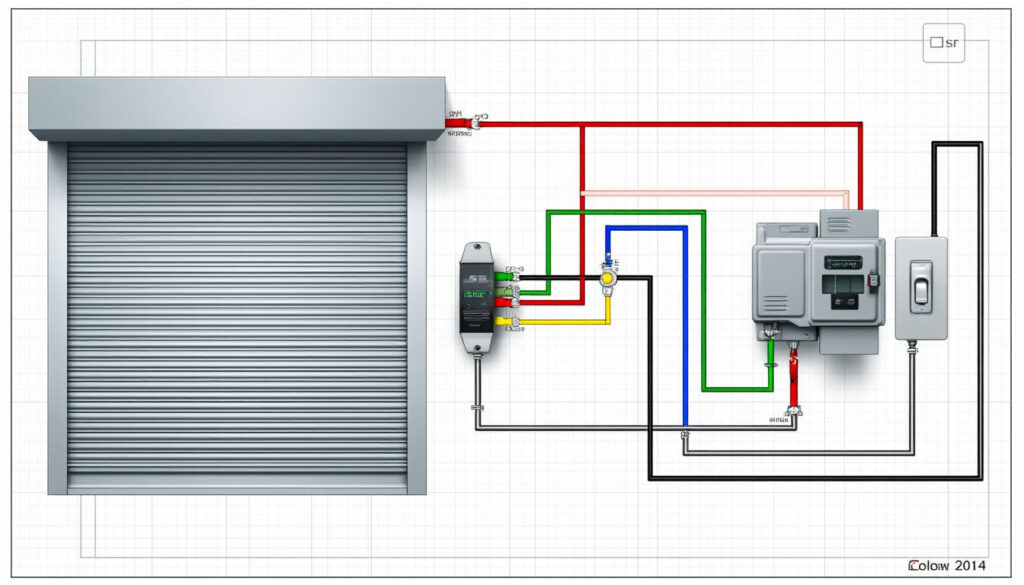 découvrez comment installer un volet roulant électrique avec un schéma clair incluant un interrupteur et un disjoncteur pour une installation sécurisée et efficace.
